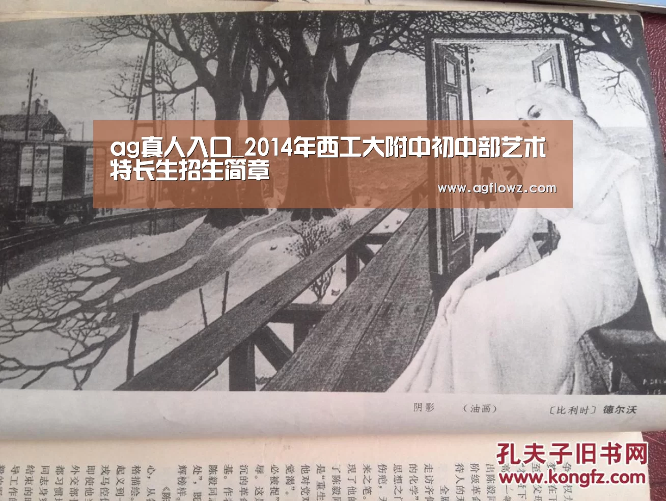 ag真人入口_2014年西工大附中初中部艺术特长生招生简章